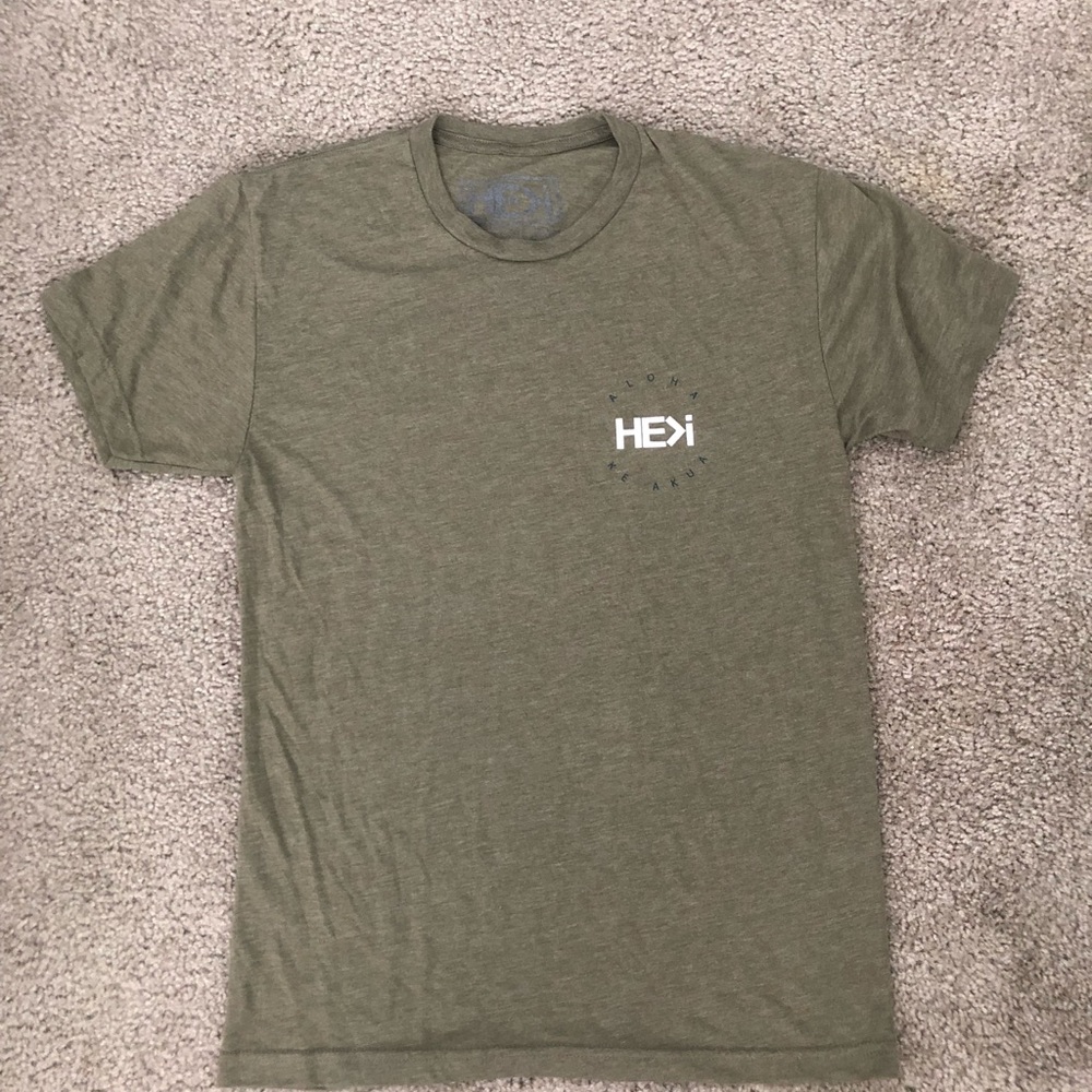 Medium olive green HE>i T-shirt